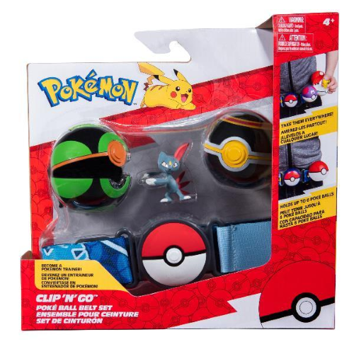 REI TOYS PKMN CLIPNGO POKÉ SETCINTURA ASST3
